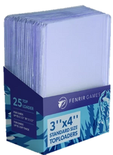 Fenrir Games Standard Size (3'' by 4'') Toploaders (25 count)